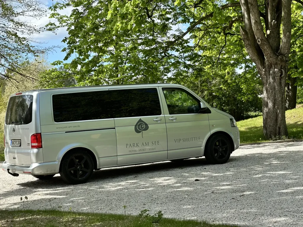 Unser Shuttle steht bereit.