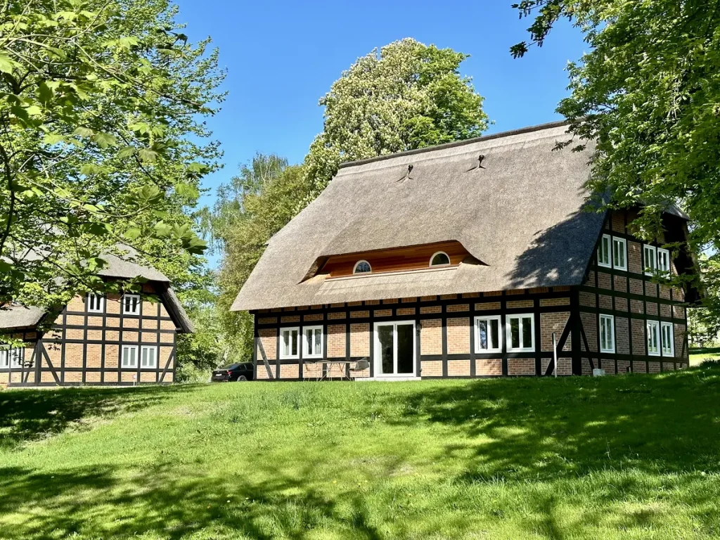 Die wunderschönen Fachwerkhäuser.