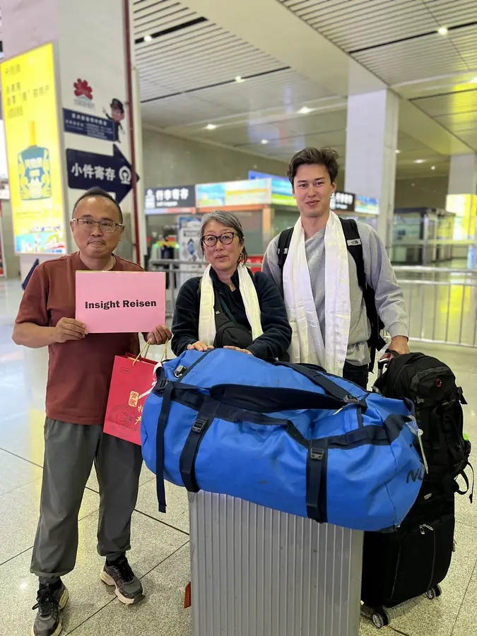 Ankunft in Xining
