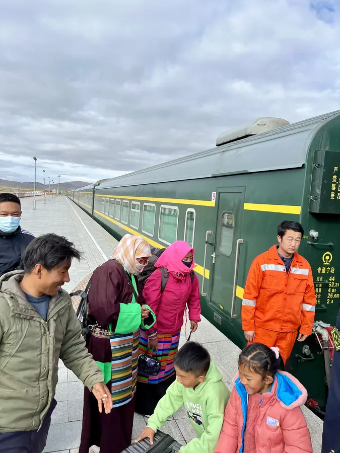 Zugstation auf dem Weg nach Lhasa