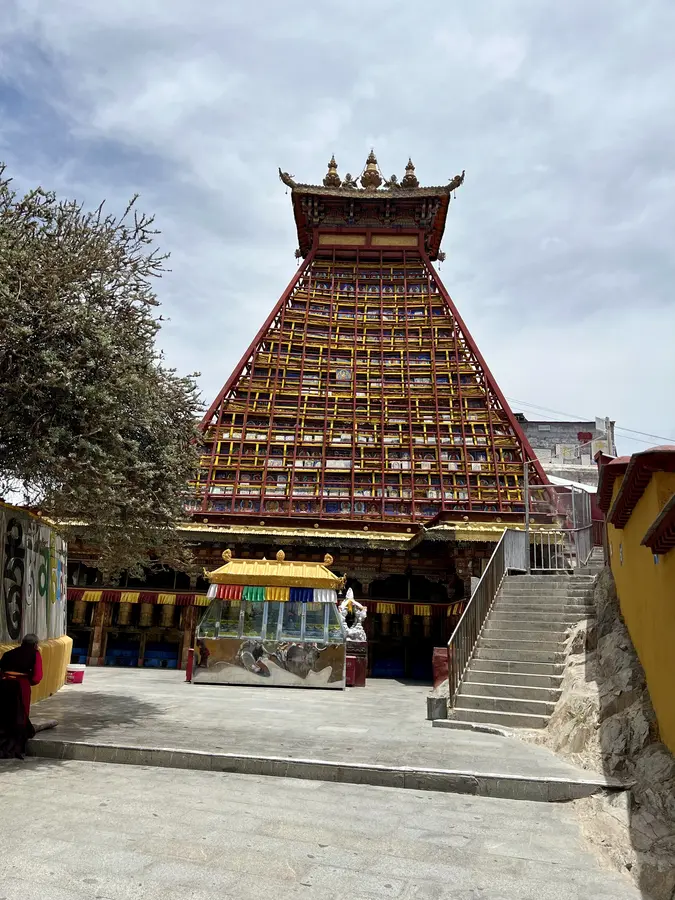 «Blue Buddha» am Lingkor-Pilgerweg
