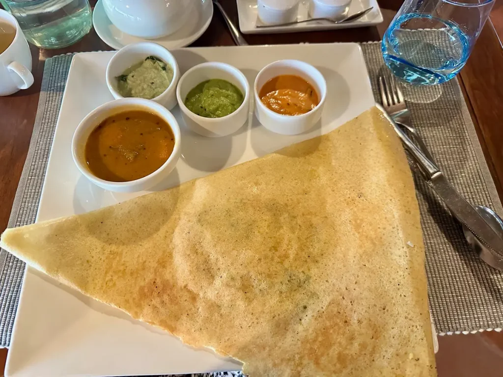 Masala Dosa zum Frühstück