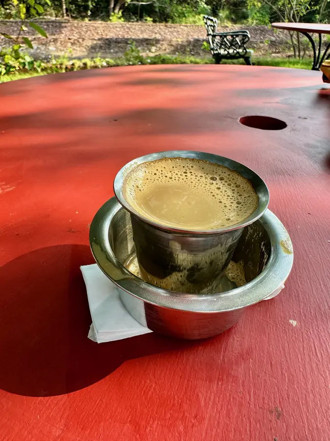 Südindischer Kaffee (nur zum Probieren)