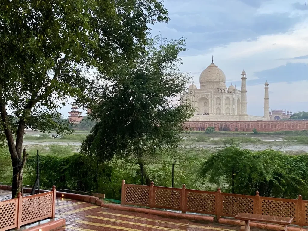 Das berühmte Taj Mahal