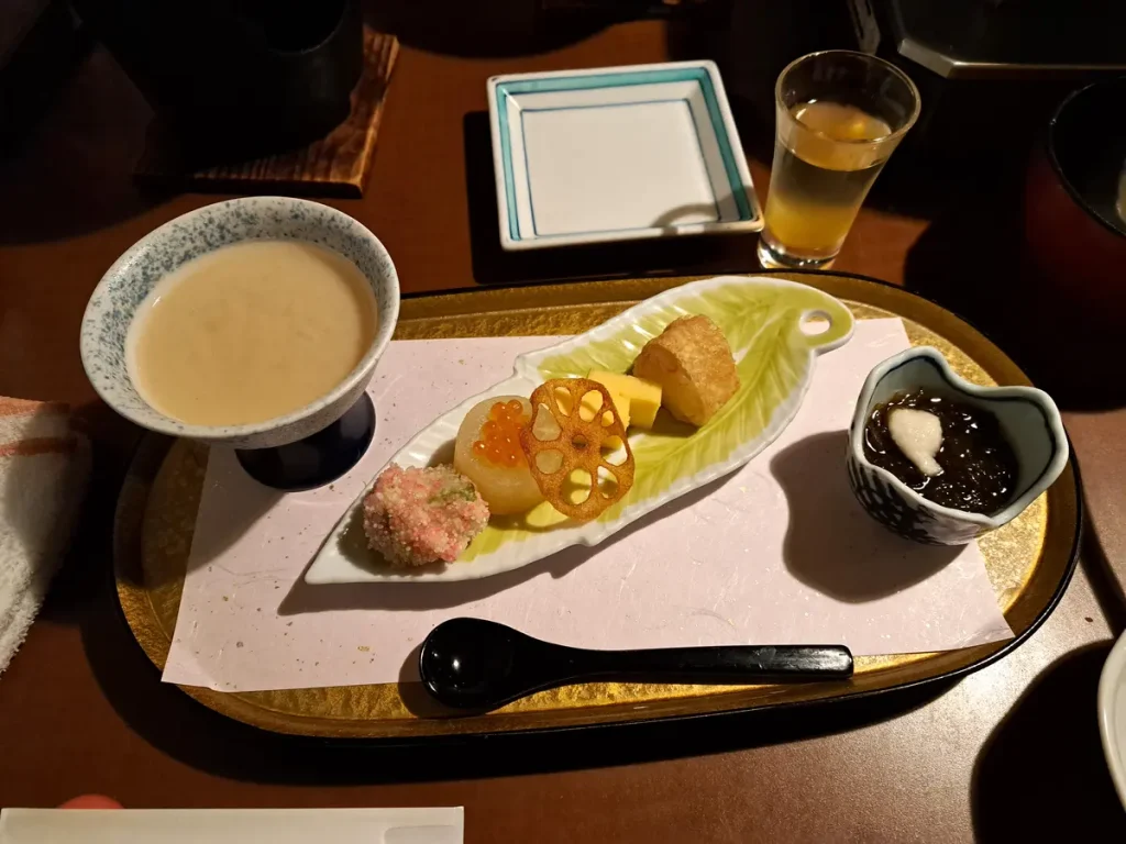 Vorspeise im Ryokan