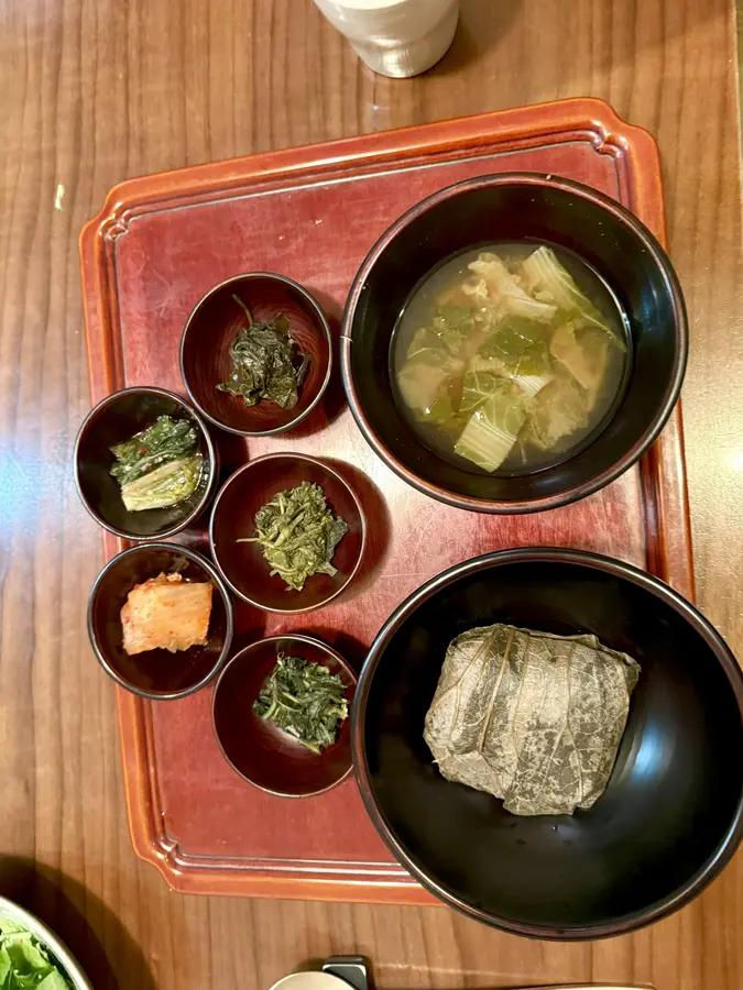 Traditionelle Tempelküche im Balwoo Gongyang Temple Food Restaurant