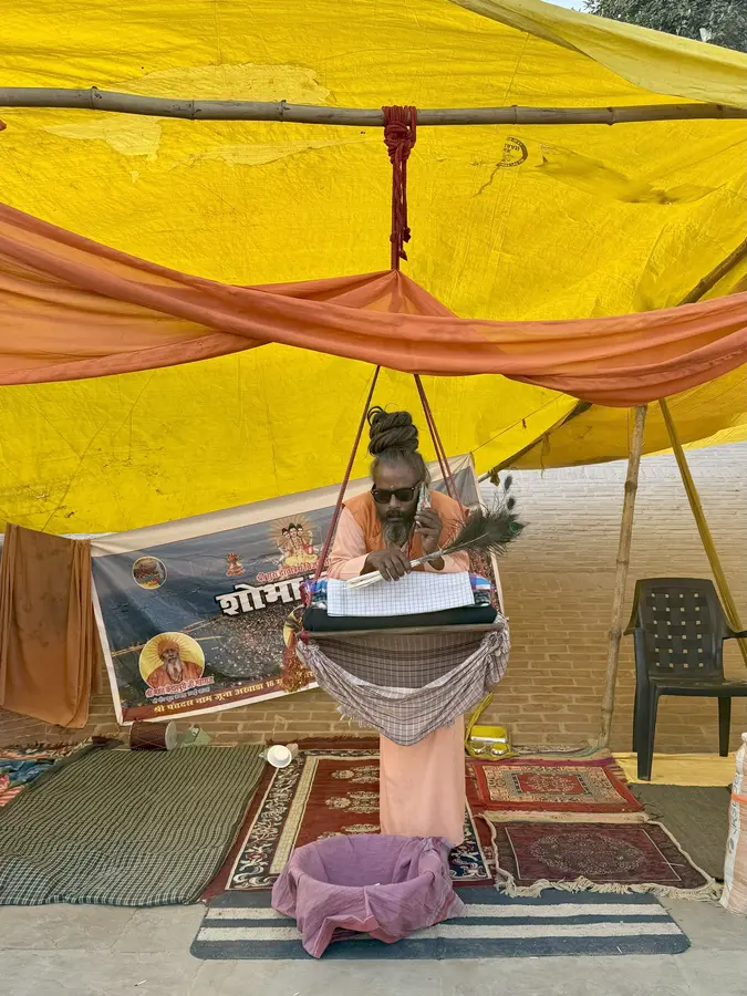 Sadhus am Ganges