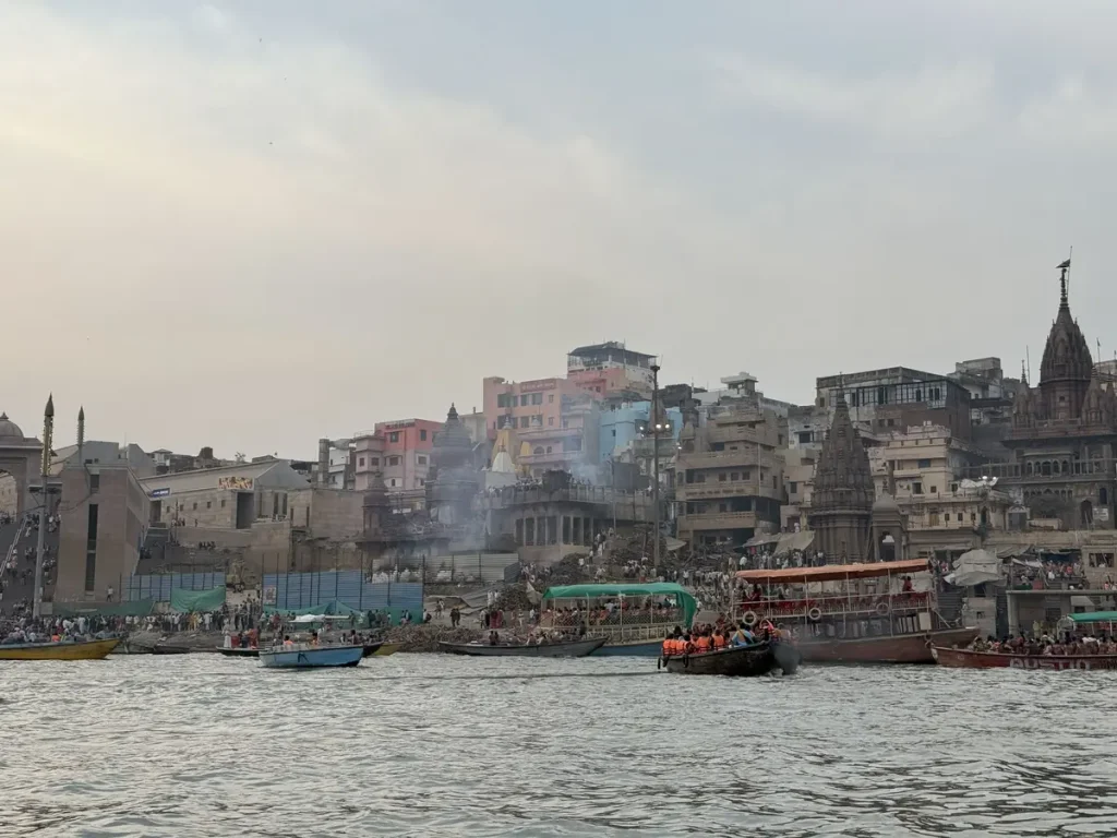 Letzter Blick auf den Ganges